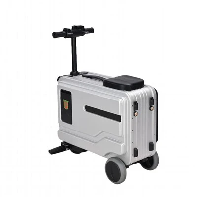 Do electric riding pro suitcases have a USB charging port for my devices?